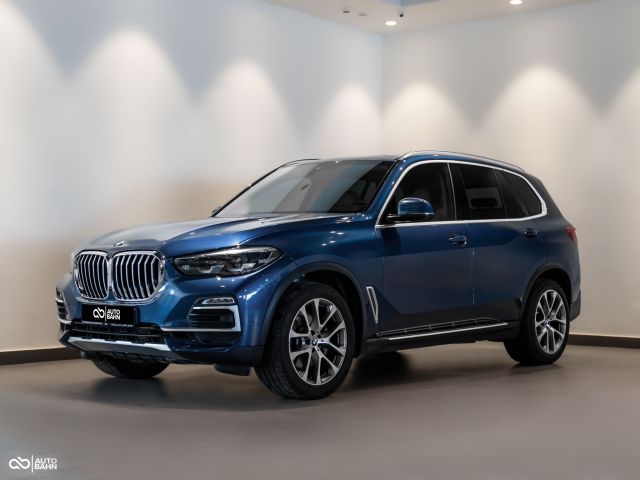 Used - Perfect Condition 2019 BMW X5 40i Blue exterior with Beige interior at Autobahn Automotive