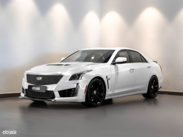 Used - Perfect Condition 2016 Cadillac CTS- V White exterior with Black interior at Autobahn Automotive