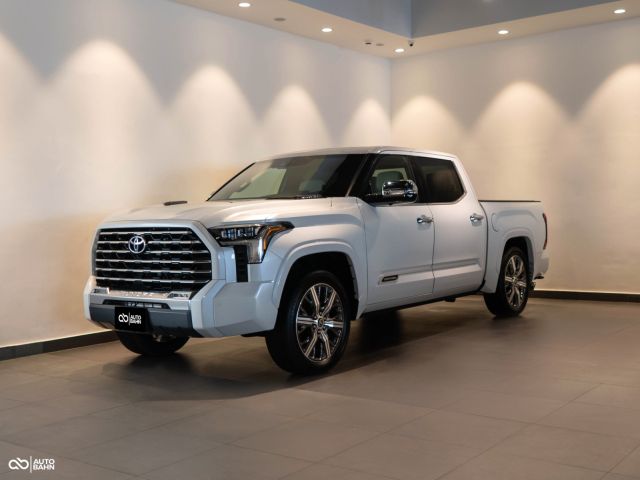 Used - Perfect Condition 2022 Toyota Tundra Capstone i-FORCE MAX White exterior with White and Black interior at Autobahn Automotive