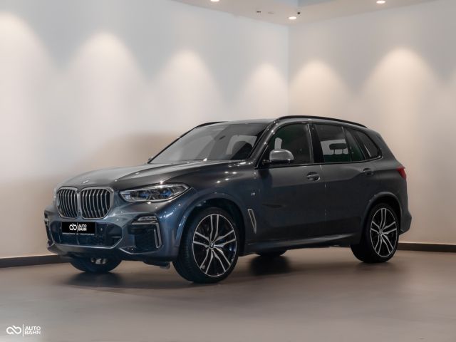 Used - Perfect Condition 2020 BMW X5 M50i Grey exterior with Brown interior at Autobahn Automotive