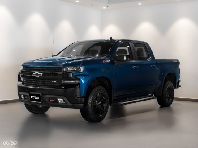 Used 2021 Chevrolet Silverado LT Trail Boss Blue exterior with Grey interior at Autobahn Automotive