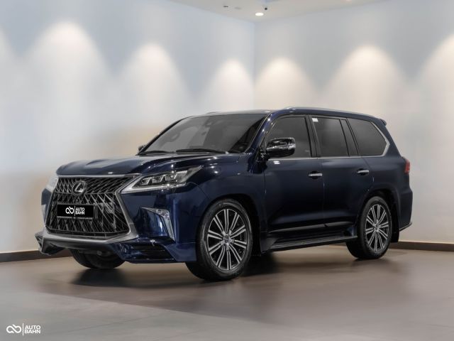 Used - Perfect Condition 2018 Lexus LX 570 S Blue exterior with Maroon interior at Autobahn Automotive