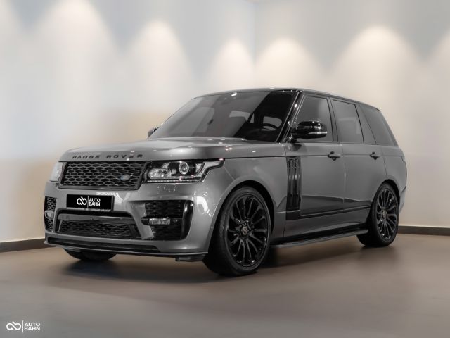 Used - Perfect Condition 2017 Range Rover Vogue Autobiography (Black Edition) Grey exterior with Red interior at Autobahn Automotive