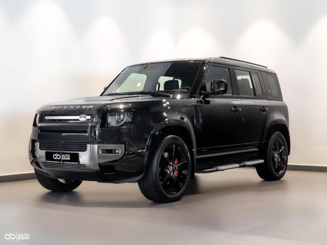 New 2023 Land Rover Defender 110 X Black exterior with Brown and Black interior at Autobahn Automotive