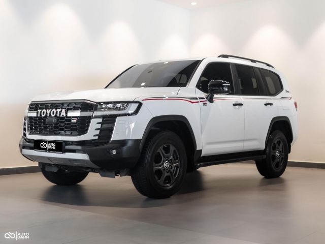 Used - Perfect Condition 2022 Toyota Land Cruiser GR Sport Twin Turbo White exterior with Red and Black interior at Autobahn Automotive