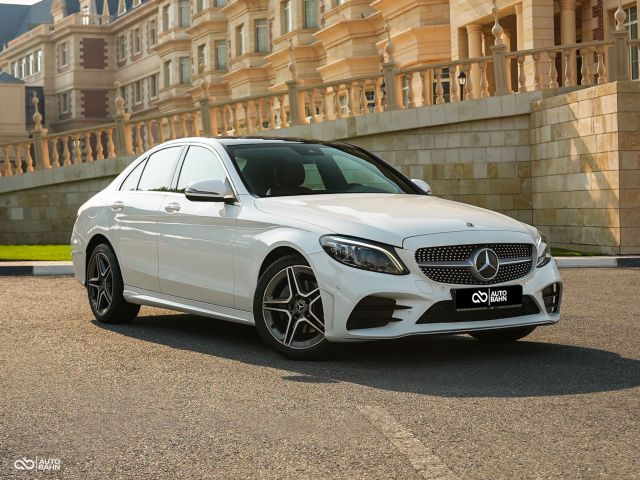 Used - Perfect Condition 2019 Mercedes-Benz C Class 200 White exterior with Beige interior at Autobahn Automotive