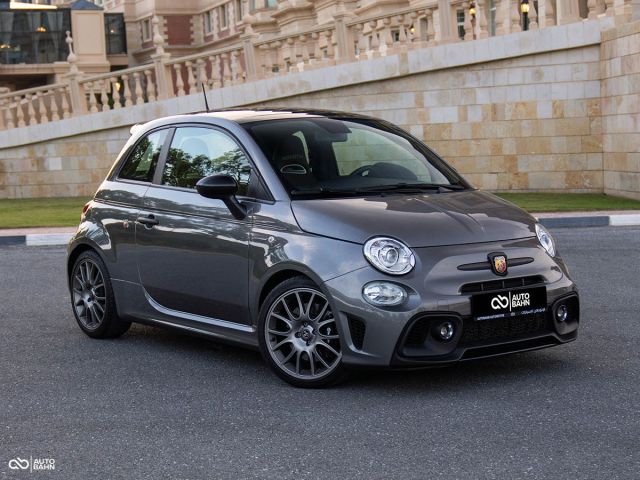 Used - Perfect Condition 2023 Abarth 695 Turismo Grey exterior with Brown interior at Autobahn Automotive