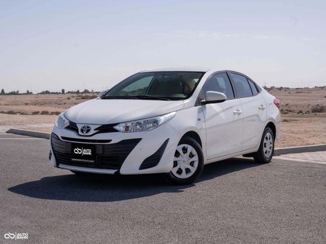 Used - Perfect Condition 2019 Toyota Yaris 1.5 L White exterior with Beige interior at Autobahn Automotive