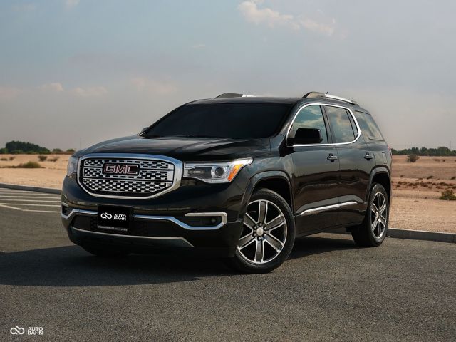 Used - Perfect Condition 2019 GMC Acadia Denali Black exterior with Beige interior at Autobahn Automotive