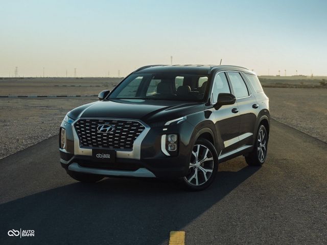 Used - Perfect Condition 2022 Hyundai Palisade Grey exterior with White interior at Autobahn Automotive
