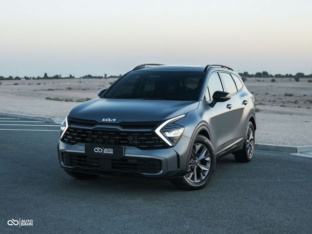 Used - Perfect Condition 2025 Kia Sportage Matte Grey exterior with Black interior at Autobahn Automotive