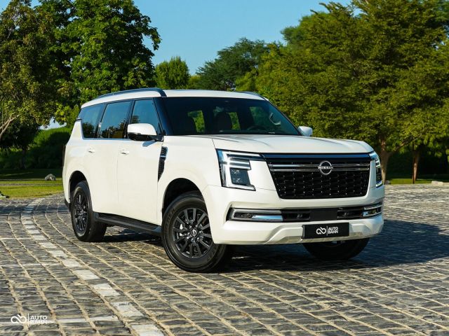 Used - Perfect Condition 2025 Nissan Patrol SE Titanium White exterior with Brown interior at Autobahn Automotive