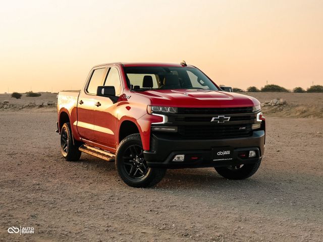 Used - Perfect Condition 2021 Chevrolet Silverado LT Trail Boss Z71 Red exterior with Grey interior at Autobahn Automotive
