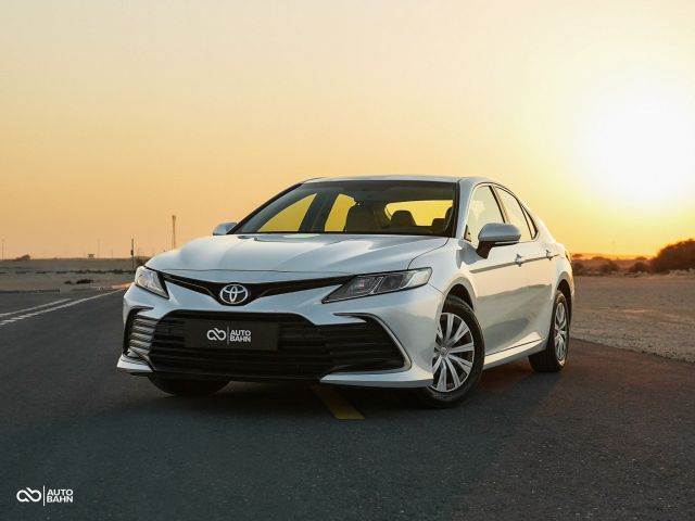 Used - Perfect Condition 2023 Toyota Camry LE White exterior with Beige interior at Autobahn Automotive