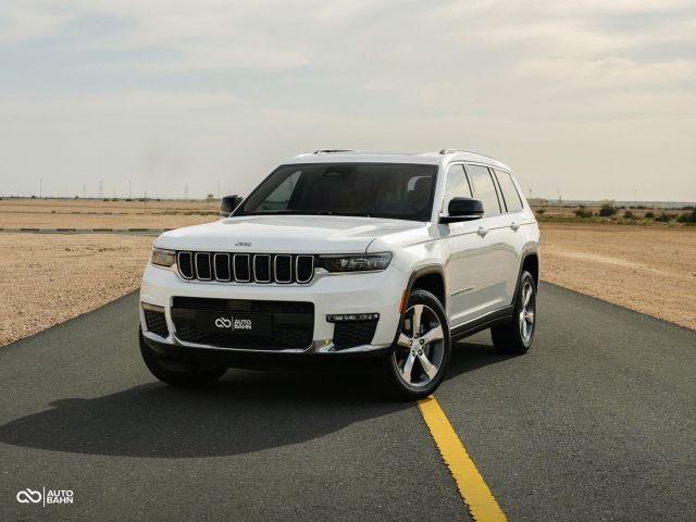 Used - Perfect Condition 2022 Jeep Grand Cherokee Limited White exterior with Beige interior at Autobahn Automotive