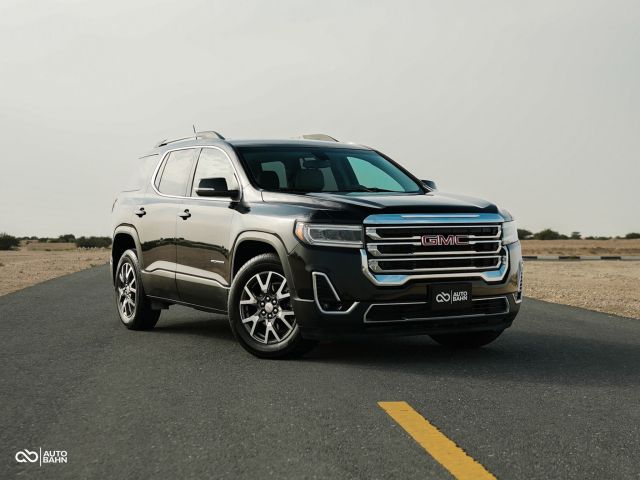 Used - Perfect Condition 2022 GMC Acadia SLE Black exterior with Beige interior at Autobahn Automotive