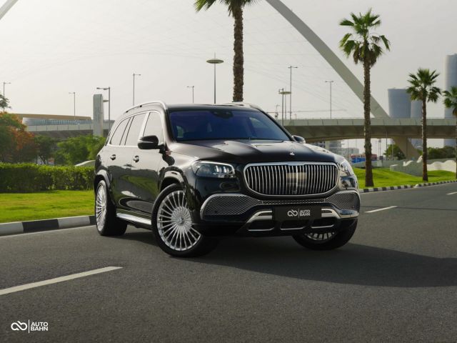 Used - Perfect Condition 2022 Mercedes-Benz Maybach GLS 600 Black exterior with Maroon interior at Autobahn Automotive