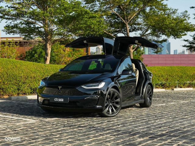 Used - Perfect Condition 2023 Tesla Model X Long Range Black exterior with White interior at Autobahn Automotive