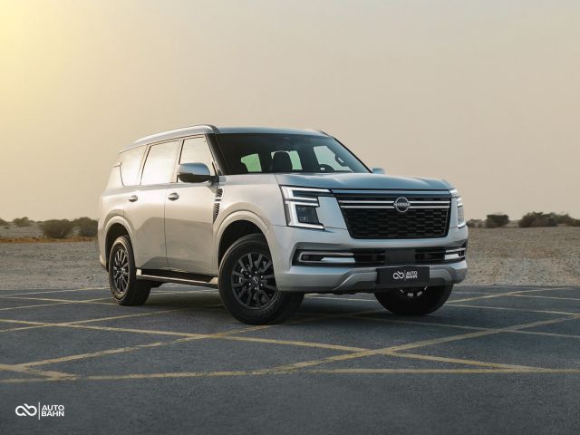 Used - Perfect Condition 2025 Nissan Patrol SE Titanium Silver exterior with Black interior at Autobahn Automotive